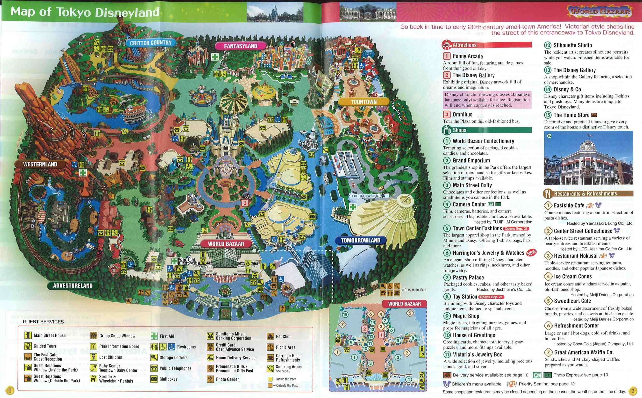 Disneyland Map 2008